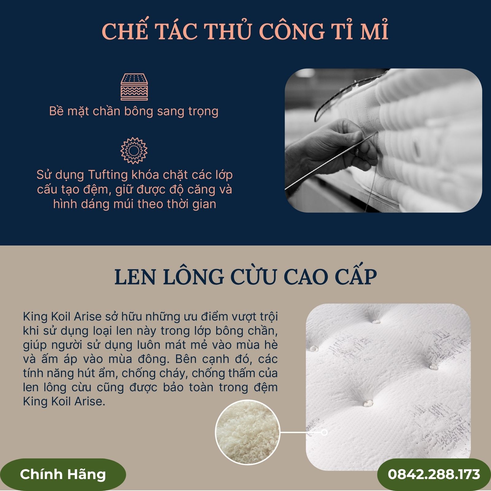 Đệm King Koil Arise Plus nhiều lớp Foam Đệm King Koil Arise Plus nhiều lớp Foam