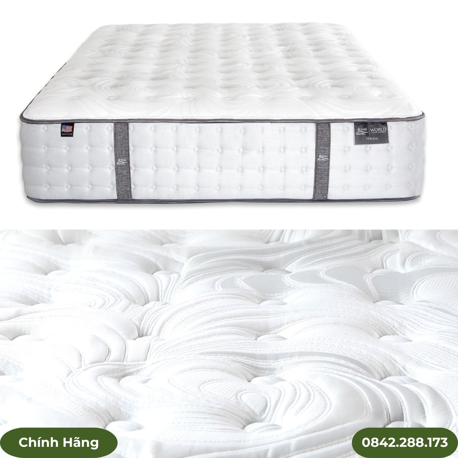 Đệm King Koil Verona Firm chính hãng Đệm King Koil Verona Firm chính hãng