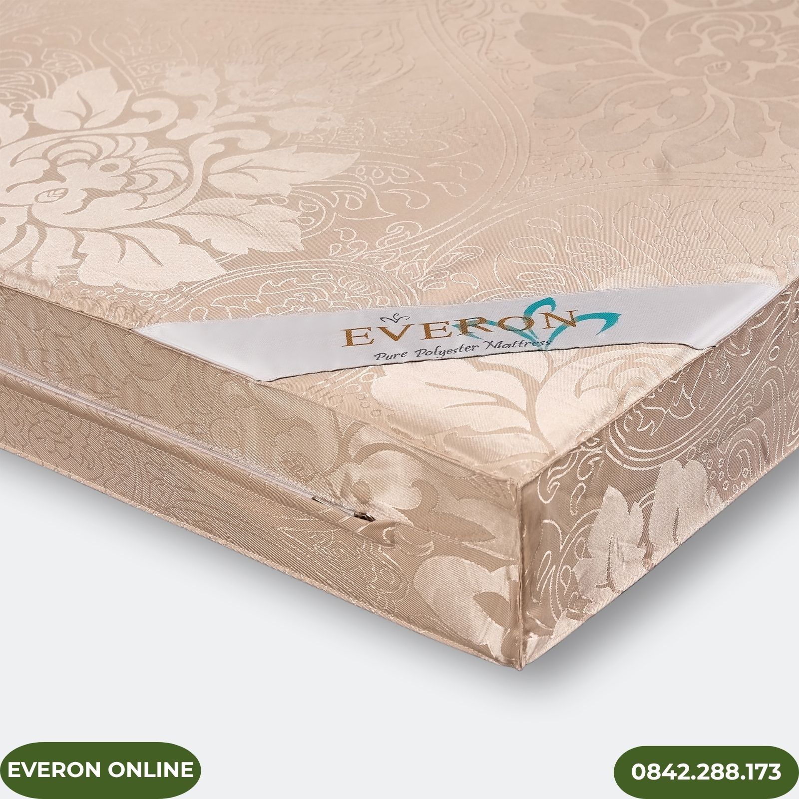 Đệm bông ép Everon vỏ bọc cao cấp Đệm bông ép Everon vỏ bọc cao cấp