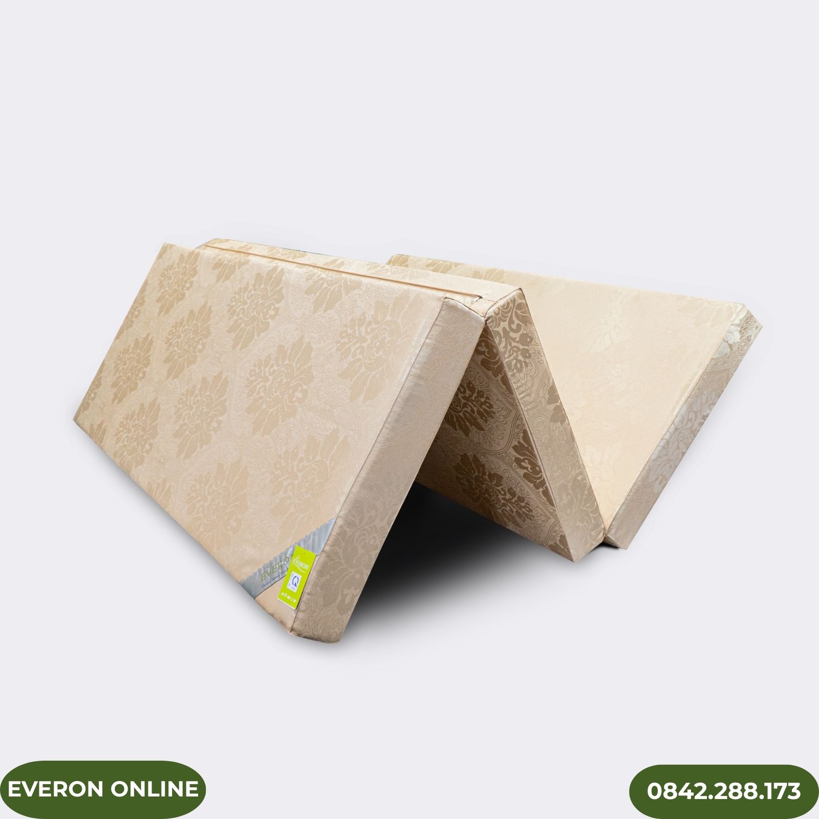Đệm bông ép Everon vỏ gấm Đệm bông ép Everon vỏ gấm