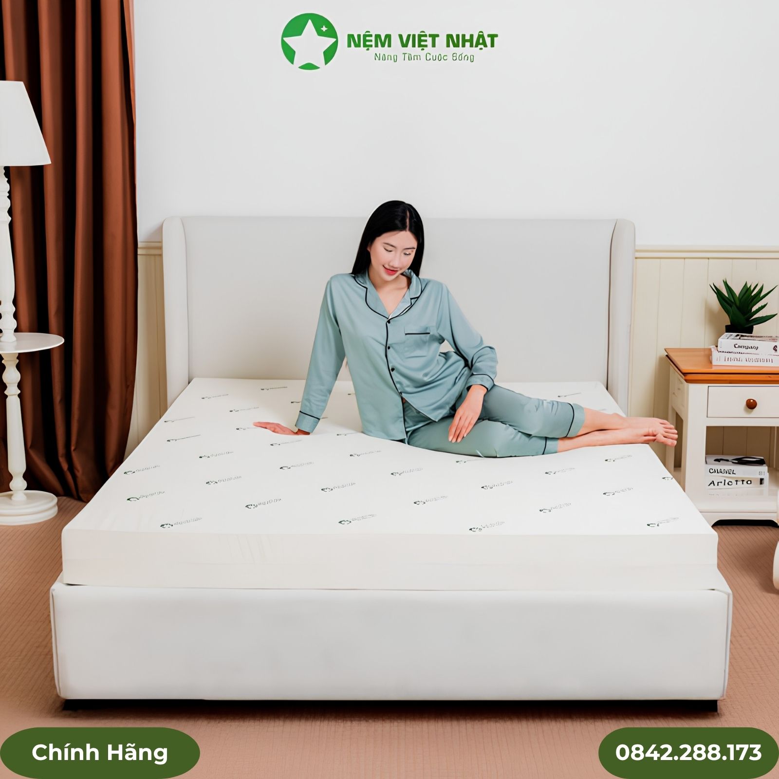 Đệm cao su non Việt Nhật êm ái Đệm cao su non Việt Nhật êm ái