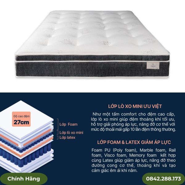 Đệm lò xo King Koil Arise Plus Comfort