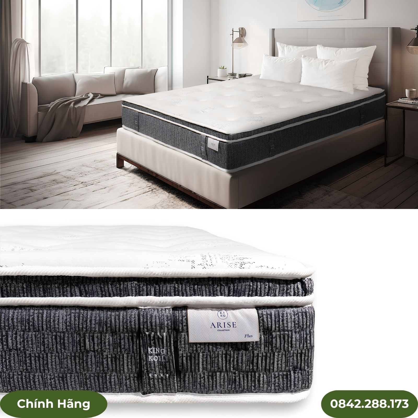 Đệm lò xo King Koil Arise Plus cao cấp Đệm lò xo King Koil Arise Plus cao cấp