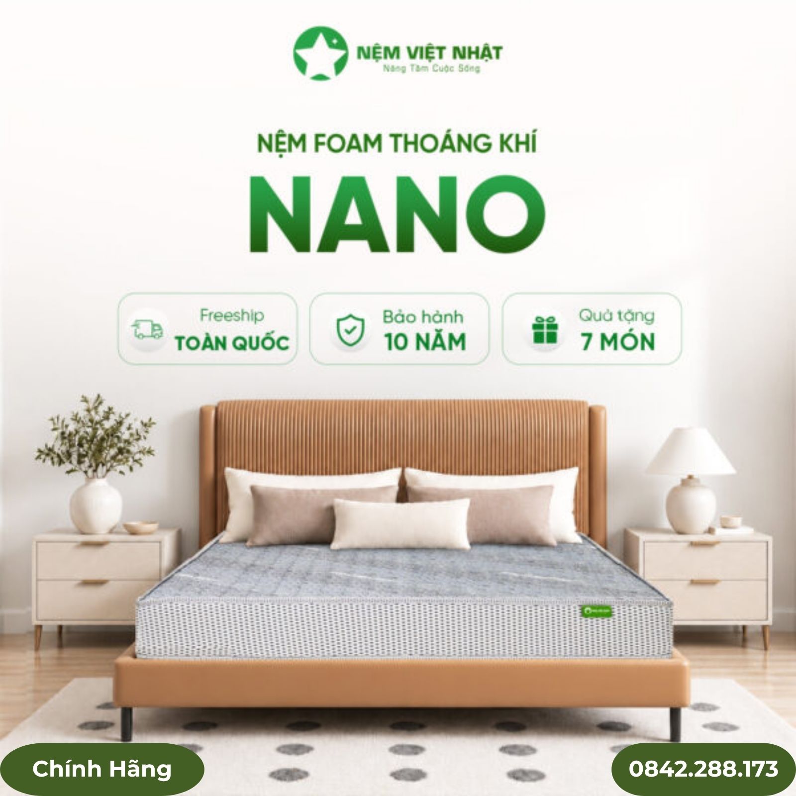Nệm Foam Nano Việt Nhật Nệm Foam Nano Việt Nhật