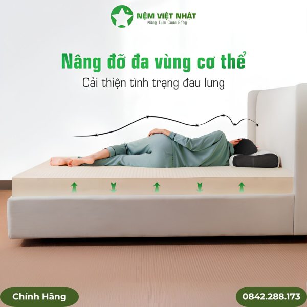 Nệm cao su Việt Nhật chính hãng