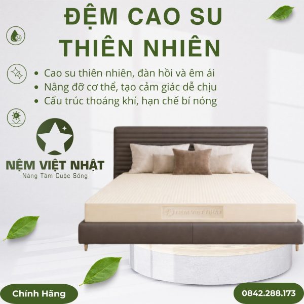 Nệm cao su thiên nhiên Natural Việt Nhật