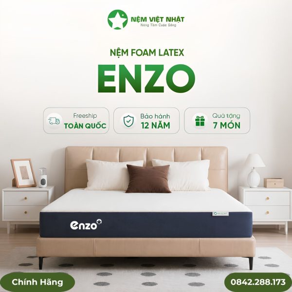 Nệm foam Latex Việt Nhật Enzo