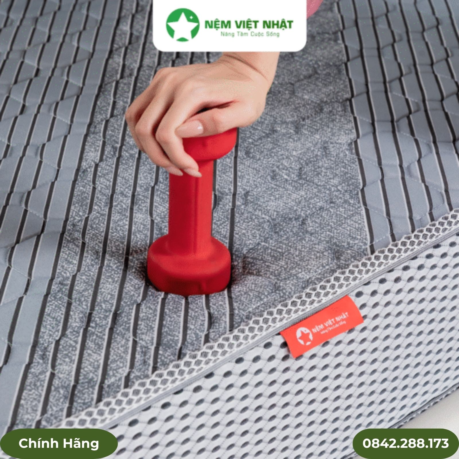 Nệm foam Nano Việt Nhật áo gấm Nệm foam Nano Việt Nhật áo gấm