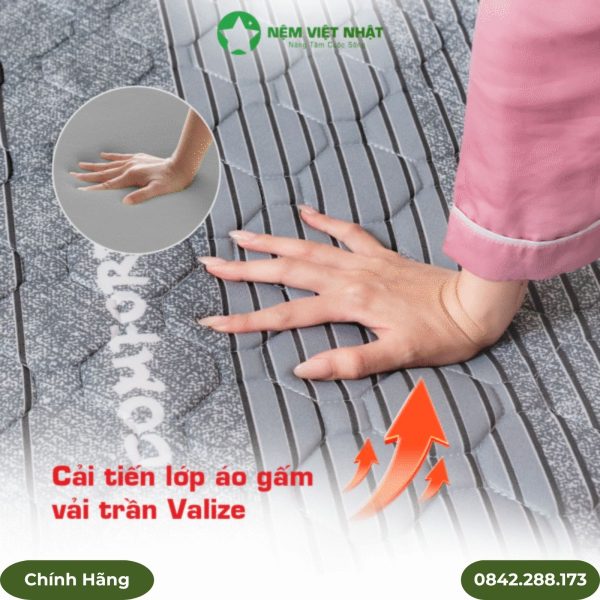 Nệm foam Nano Việt Nhật nâng đỡ