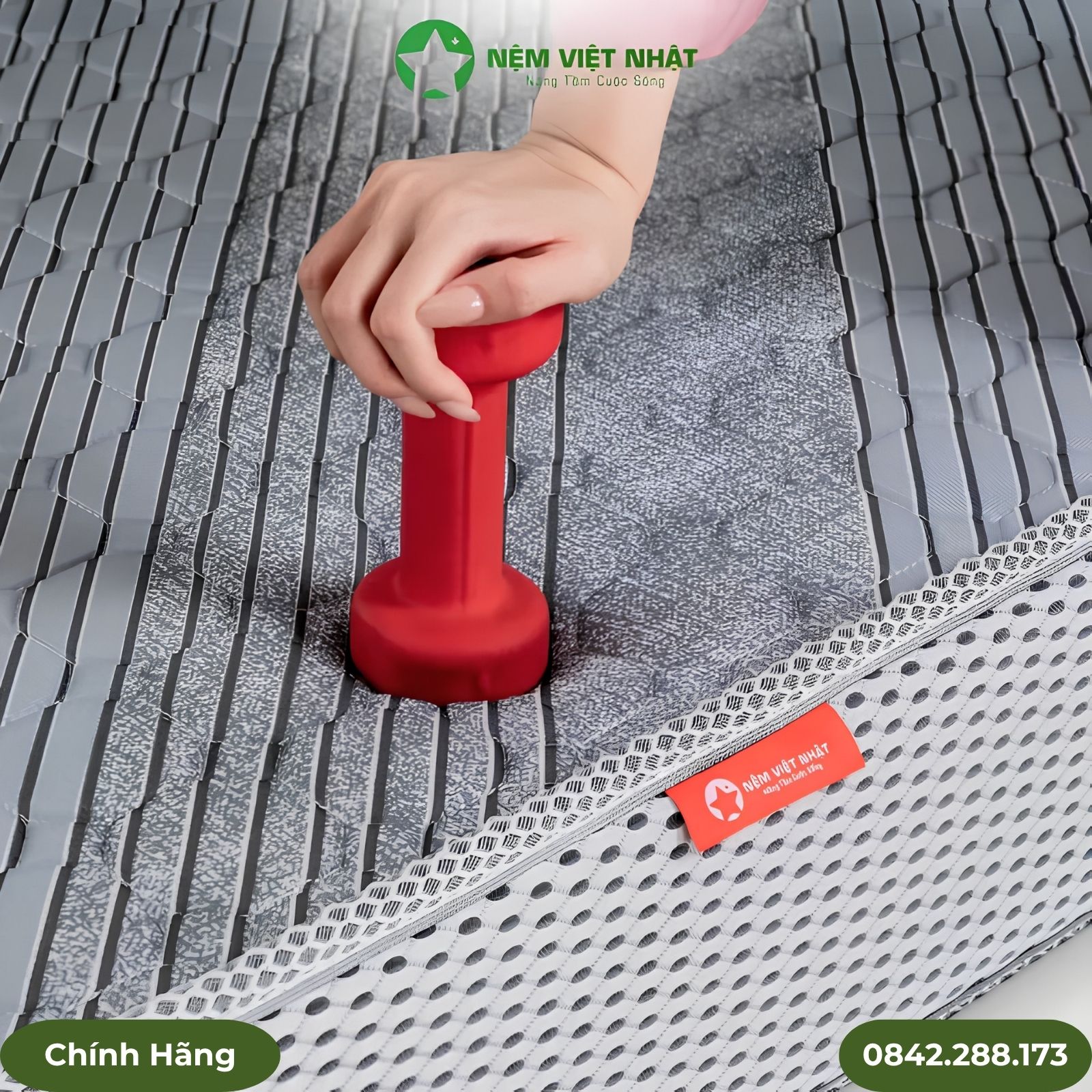 Nệm foam Nano Việt Nhật thoáng khí Nệm foam Nano Việt Nhật thoáng khí