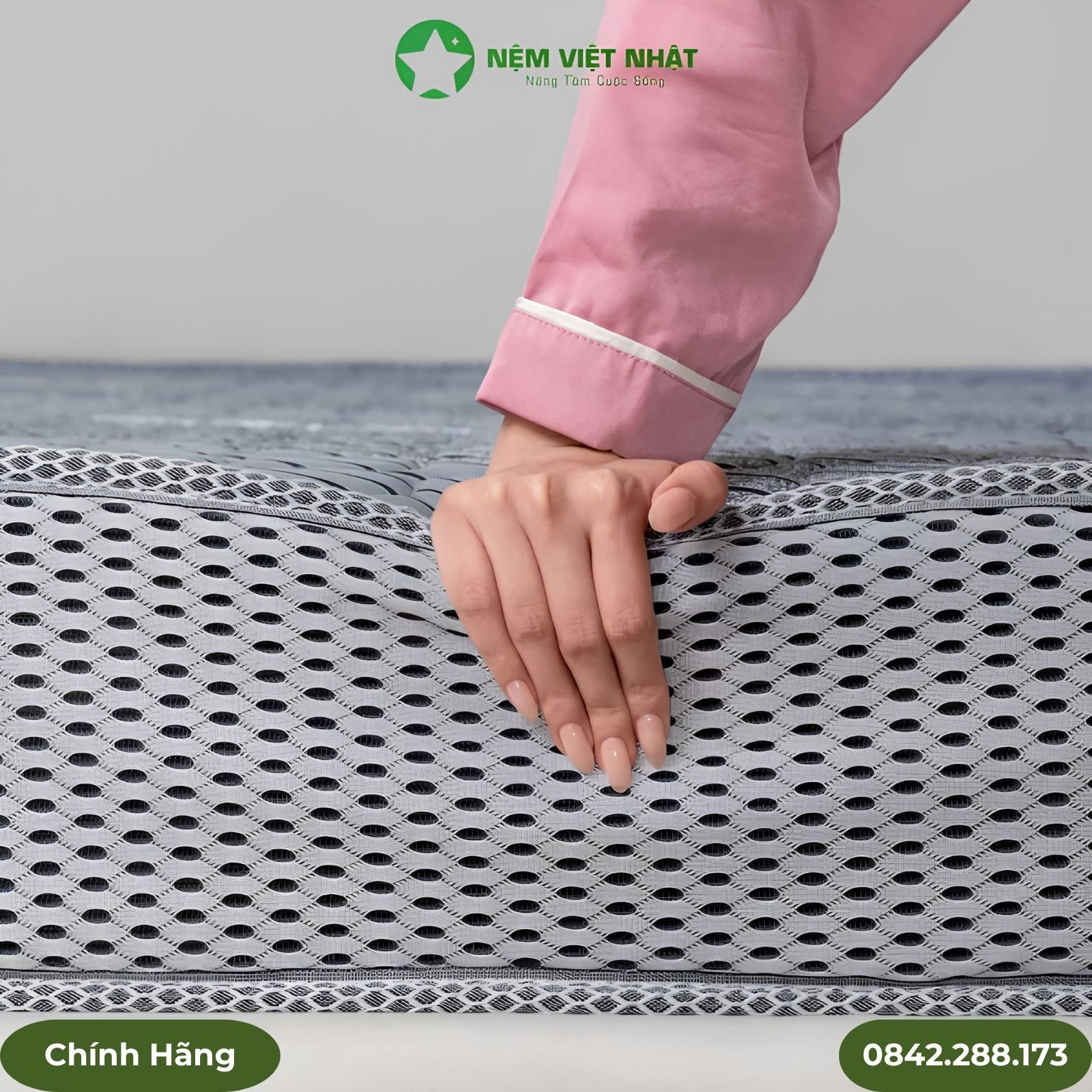 Nệm foam Nano áo gấm Valize Nệm foam Nano áo gấm Valize