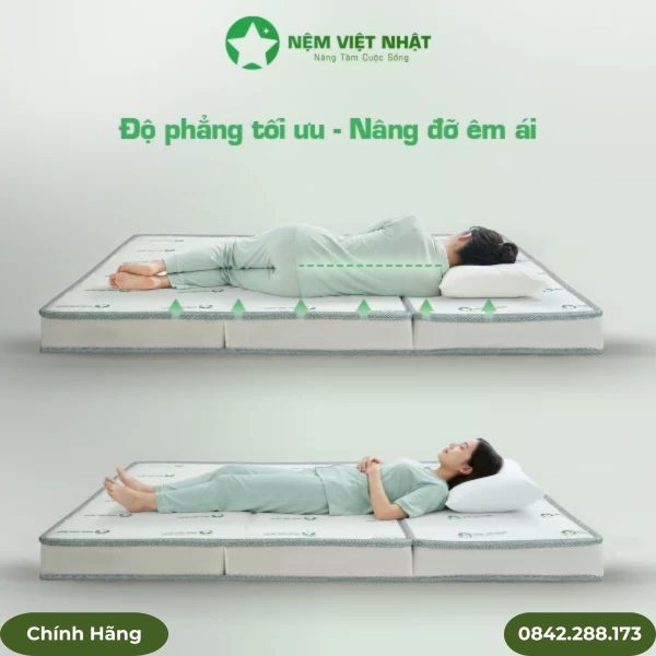 Nệm foam Sora mút D gập 3