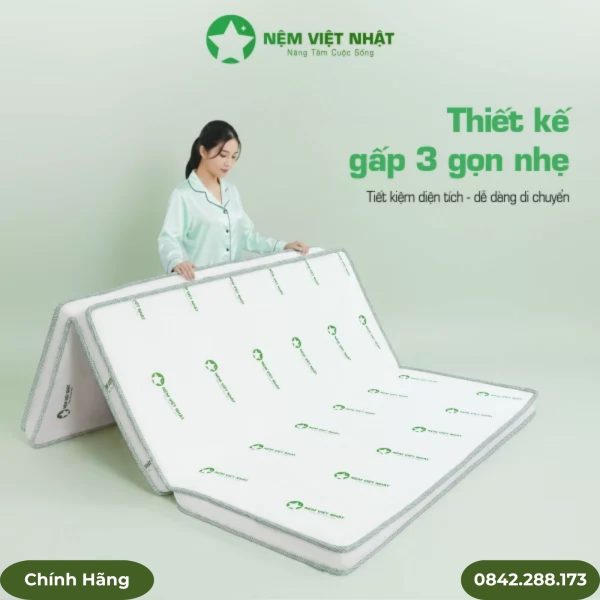 Nệm foam Sora mút ép gập 3
