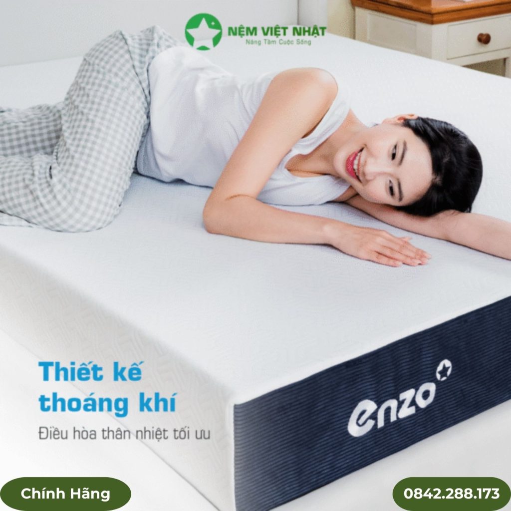 Nệm foam Việt Nhật Enzo Memory Foam