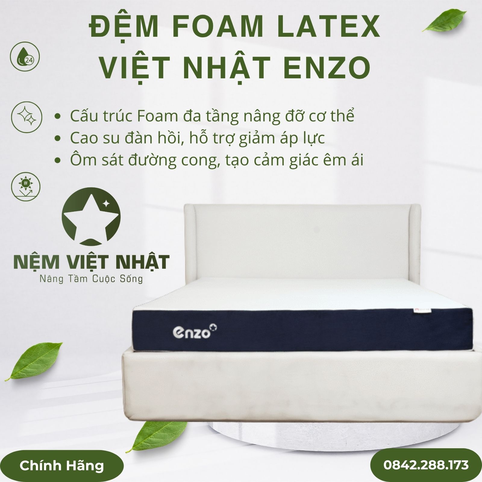 Nệm foam Việt Nhật Enzo Nệm foam Việt Nhật Enzo