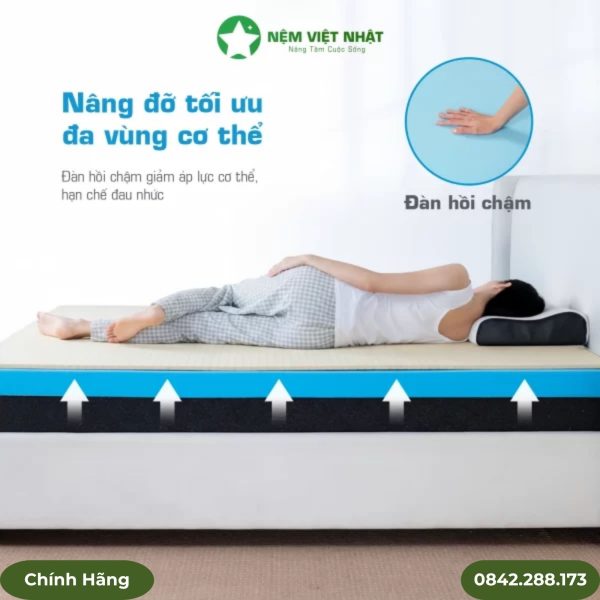 Nệm foam cao su Việt Nhật Enzo