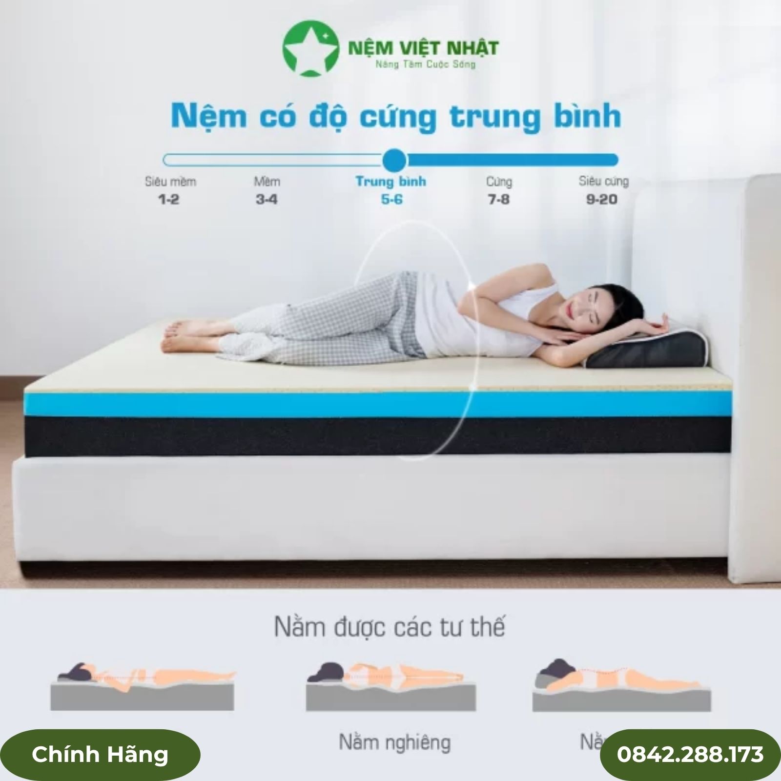 Nệm foam đa tầng Việt Nhật Enzo Nệm foam đa tầng Việt Nhật Enzo
