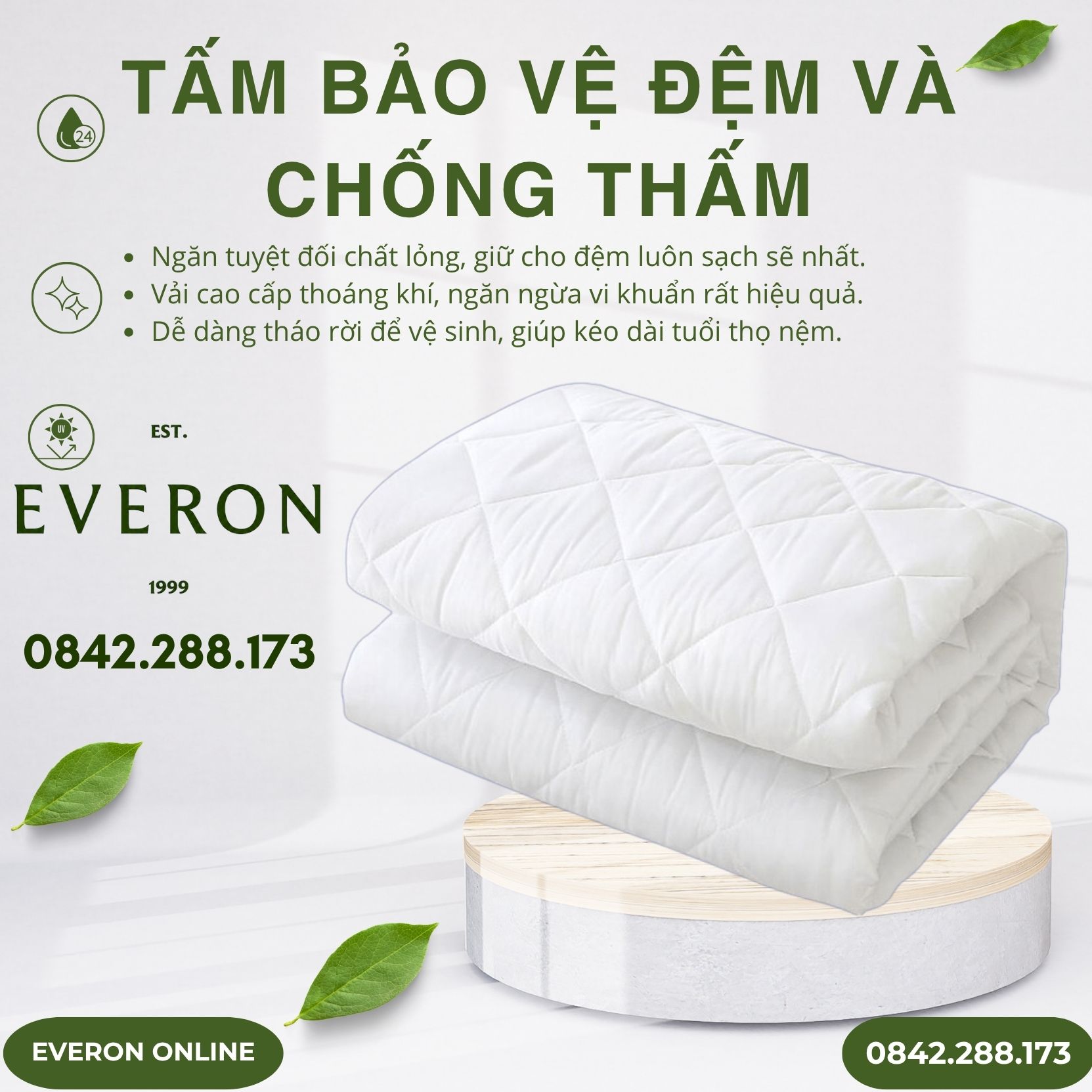 TẤM BẢO VỆ ĐỆM VÀ CHỐNG THẤM EVERON TRANG EVERONONLINE.COM