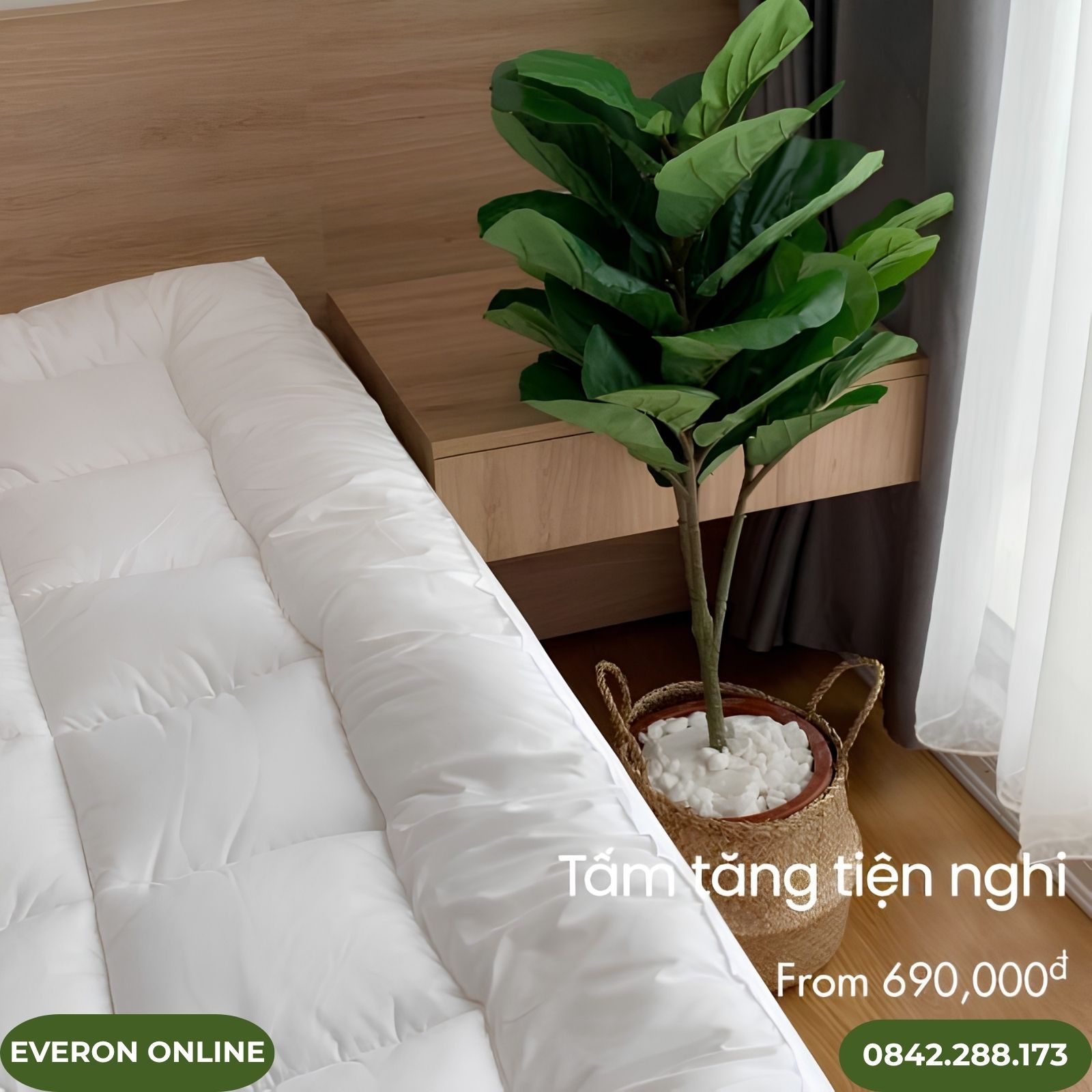 Topper Everon chần bông êm ái Topper Everon chần bông êm ái