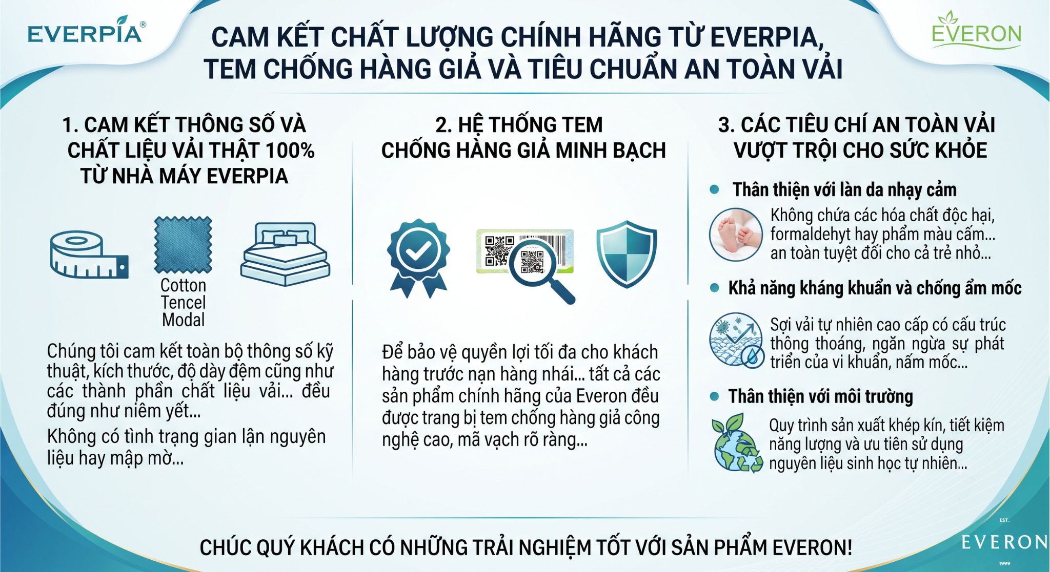 VẢI AN TOÀN TỪ NHÀ EVERON AN TOÀN CHO NGƯỜI SỬ DỤNG EVERONONLINE.COM