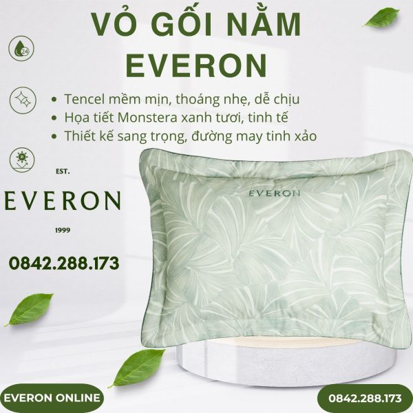 Vỏ gối nằm Everon EPT26015 Monstera