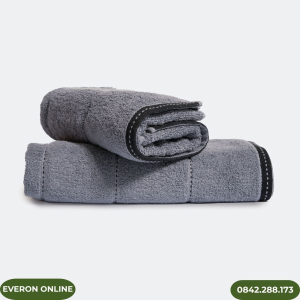 Bộ Khăn Everon Màu Xám Thanh Lịch