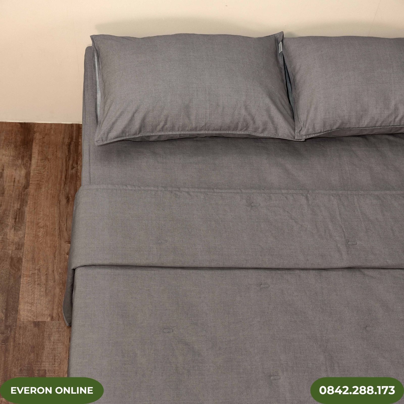 Bộ chăn ga EVERON BPC703 Melange màu nâu trầm Bộ chăn ga EVERON BPC703 Melange màu nâu trầm