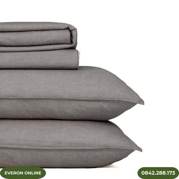 Bộ chăn ga EVERON Melange Cotton BPC703 chính hãng