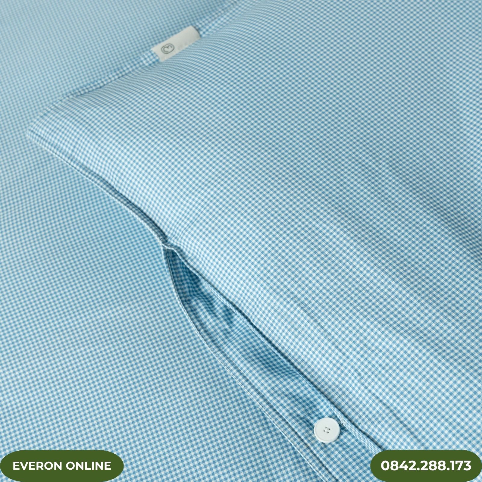 Bộ chăn ga Everon BPC702 Gingham BST Basic Bộ chăn ga Everon BPC702 Gingham BST Basic