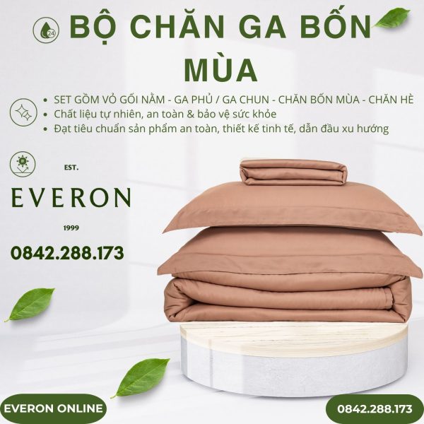 Bộ chăn ga Everon BSL710 Dusty Tencel