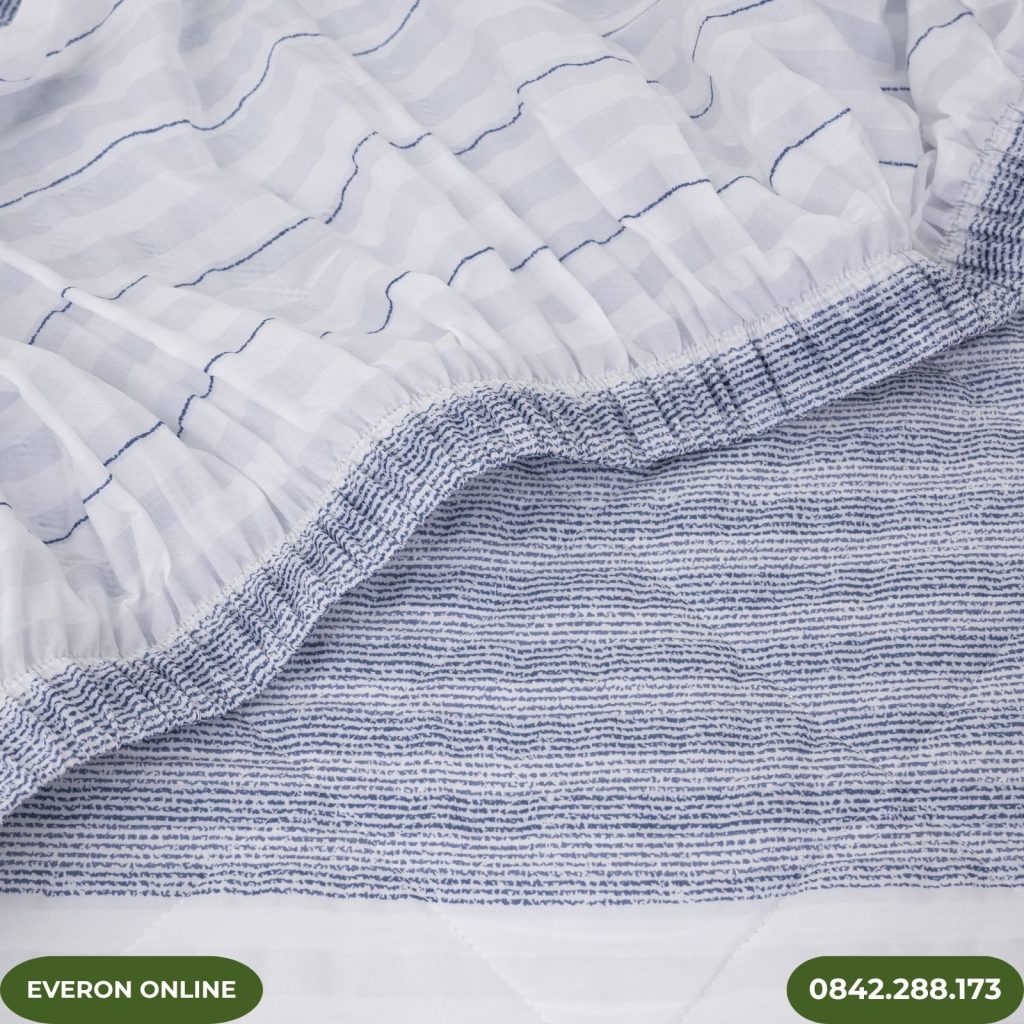 Bộ chăn ga Everon kẻ sọc EPM25013 Con Đường Mới