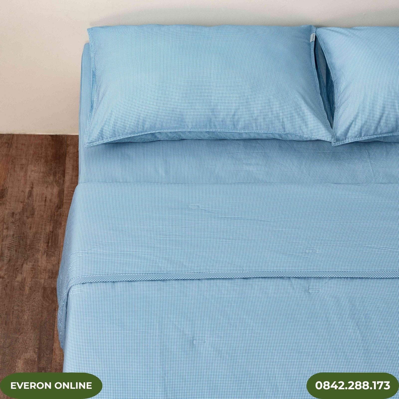 Bộ chăn ga Gingham Cotton BPC702 Everon Bộ chăn ga Gingham Cotton BPC702 Everon