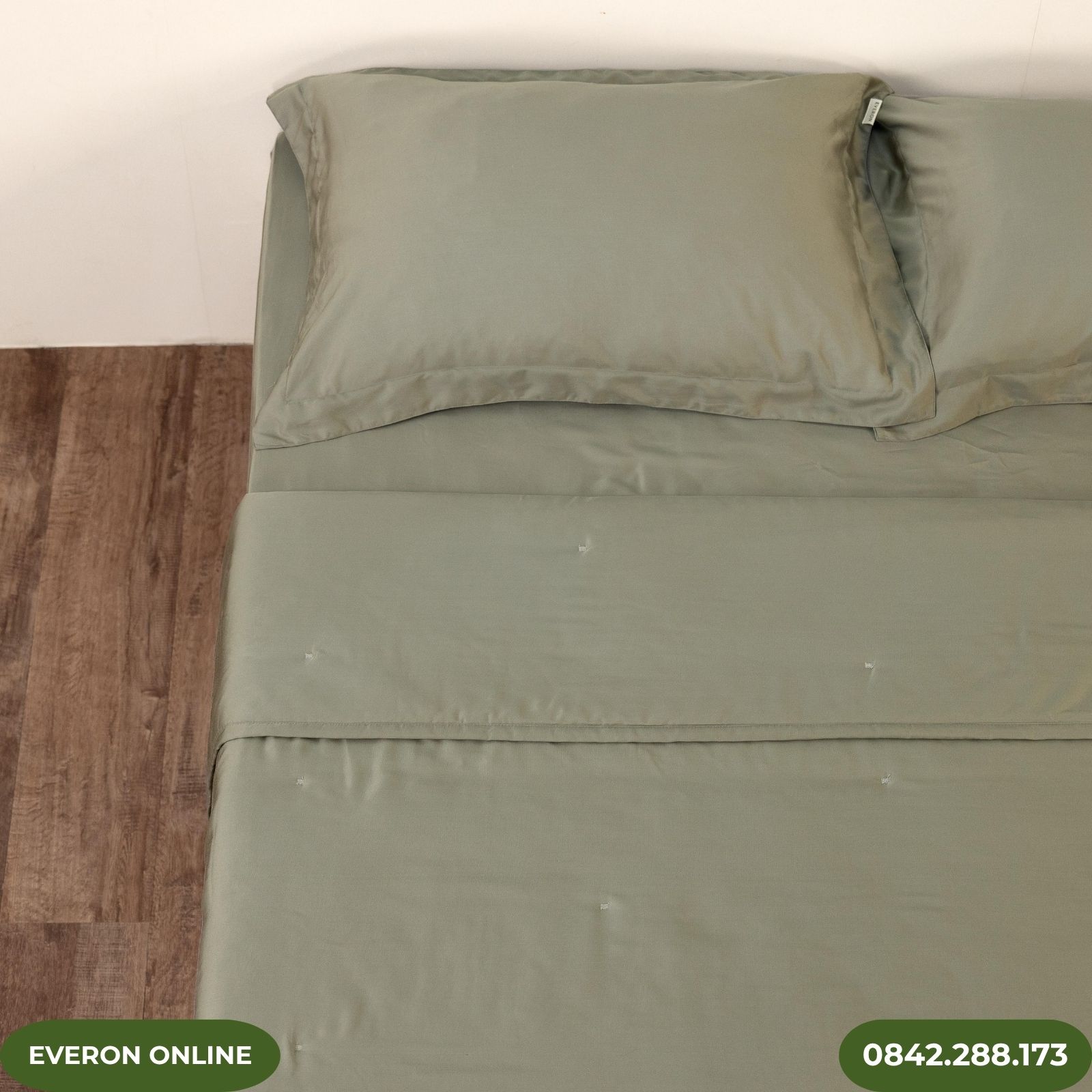 Bộ chăn ga cao cấp Everon BSL714 Sage Bộ chăn ga cao cấp Everon BSL714 Sage