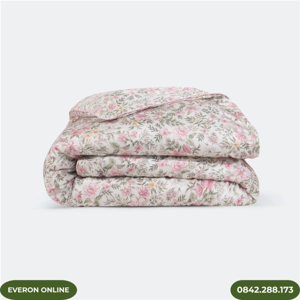 Bộ chăn ga gối Everon EPM2509 màu hồng