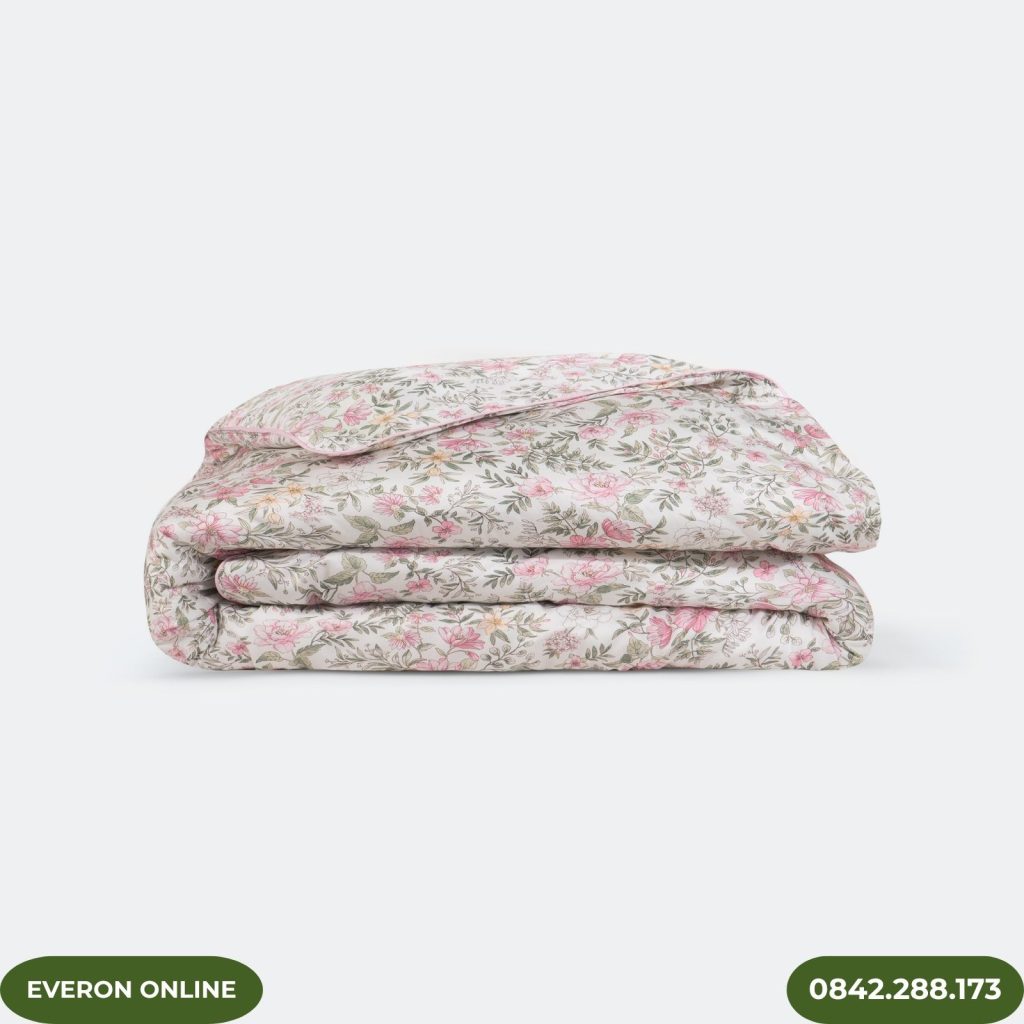 Bộ chăn ga gối Everon Vũ Điệu Hoa EPM2509 họa tiết hoa lá