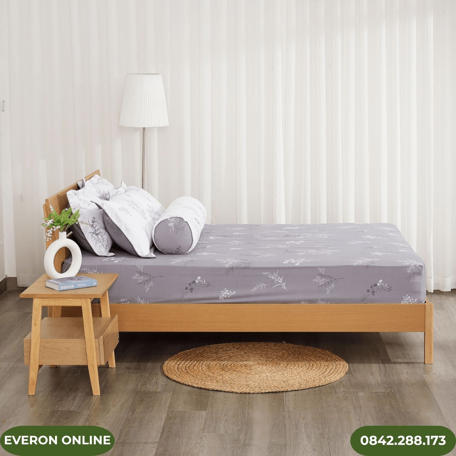 Bộ ga Microfiber KMP401 thoáng khí Bộ ga Microfiber KMP401 thoáng khí