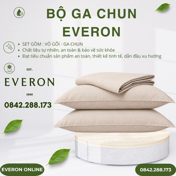 Bộ ga chun Everon BPC701 Horizon Cotton BST Basic