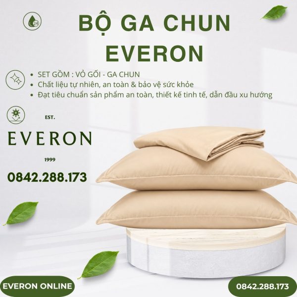 Bộ ga chun Everon BSL712 Sandy Lyocell Twill BST Basic