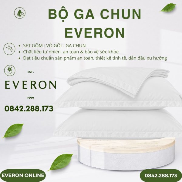 Bộ ga chun Everon BSL713 Cloud Lyocell Twill BST Basic