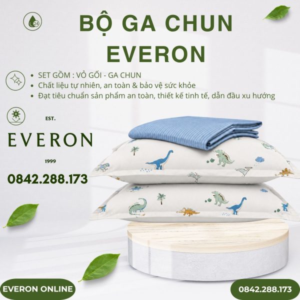 Bộ ga chun Everon CPC26204 Cuộc phiêu lưu của Cổ Dài Ba Sừng