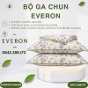 Bộ ga chun Everon EPC26013 Mùa quả dại Cotton BST Đơm Hoa