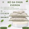 Bộ ga chun Everon EPC26014 Sách Hoa Cotton Sateen BST Đơm Hoa