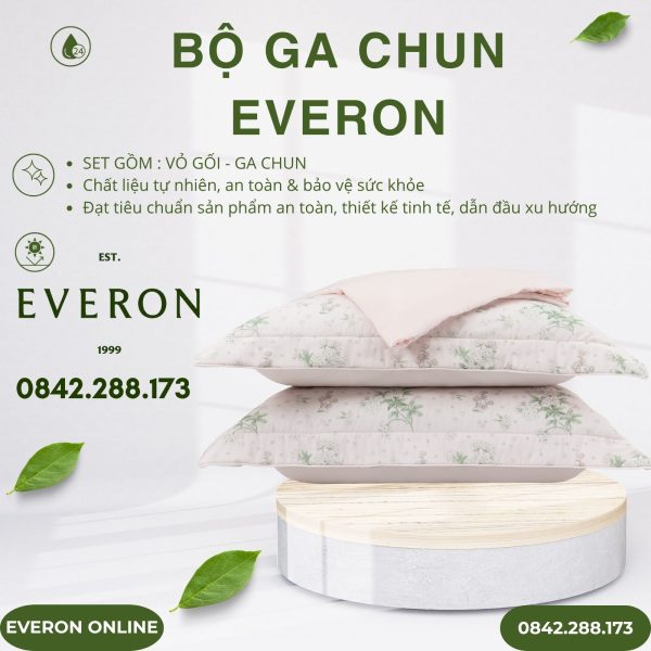 Bộ ga chun Everon EPM25010 Nét Hứng Khởi