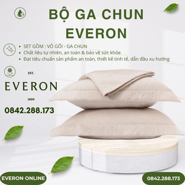 Bộ ga chun Everon EPM25016 Tiếng Vỗ Về Modal Cotton