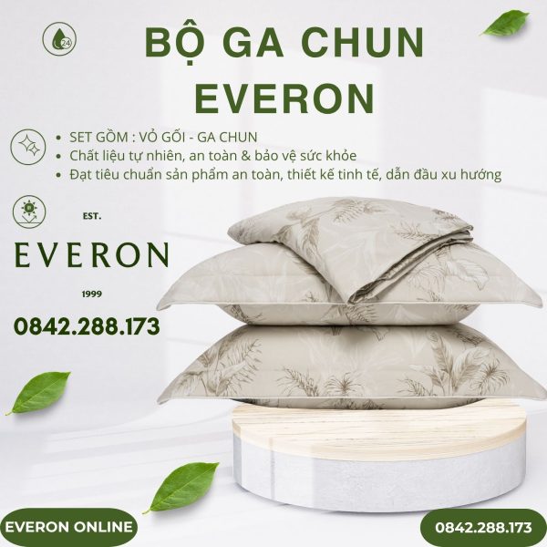 Bộ ga chun Everon EPM25028 Đích Đến Hạnh Phúc