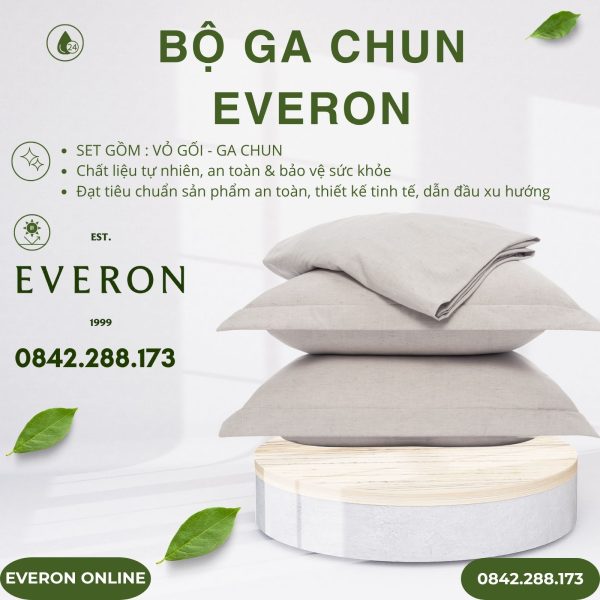 Bộ ga chun Everon EPM25041 Đốm Sáng Modal Cotton BST Ever-on