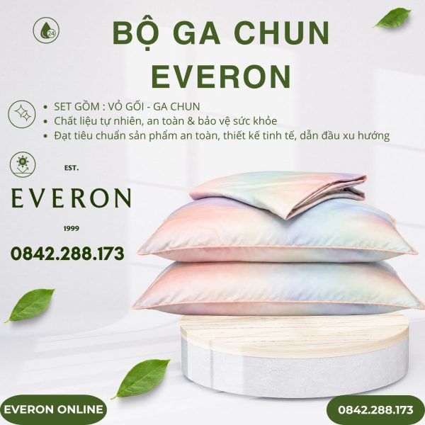 Bộ ga chun Everon EPT25015 Ánh Dương Lấp Lánh Tencel