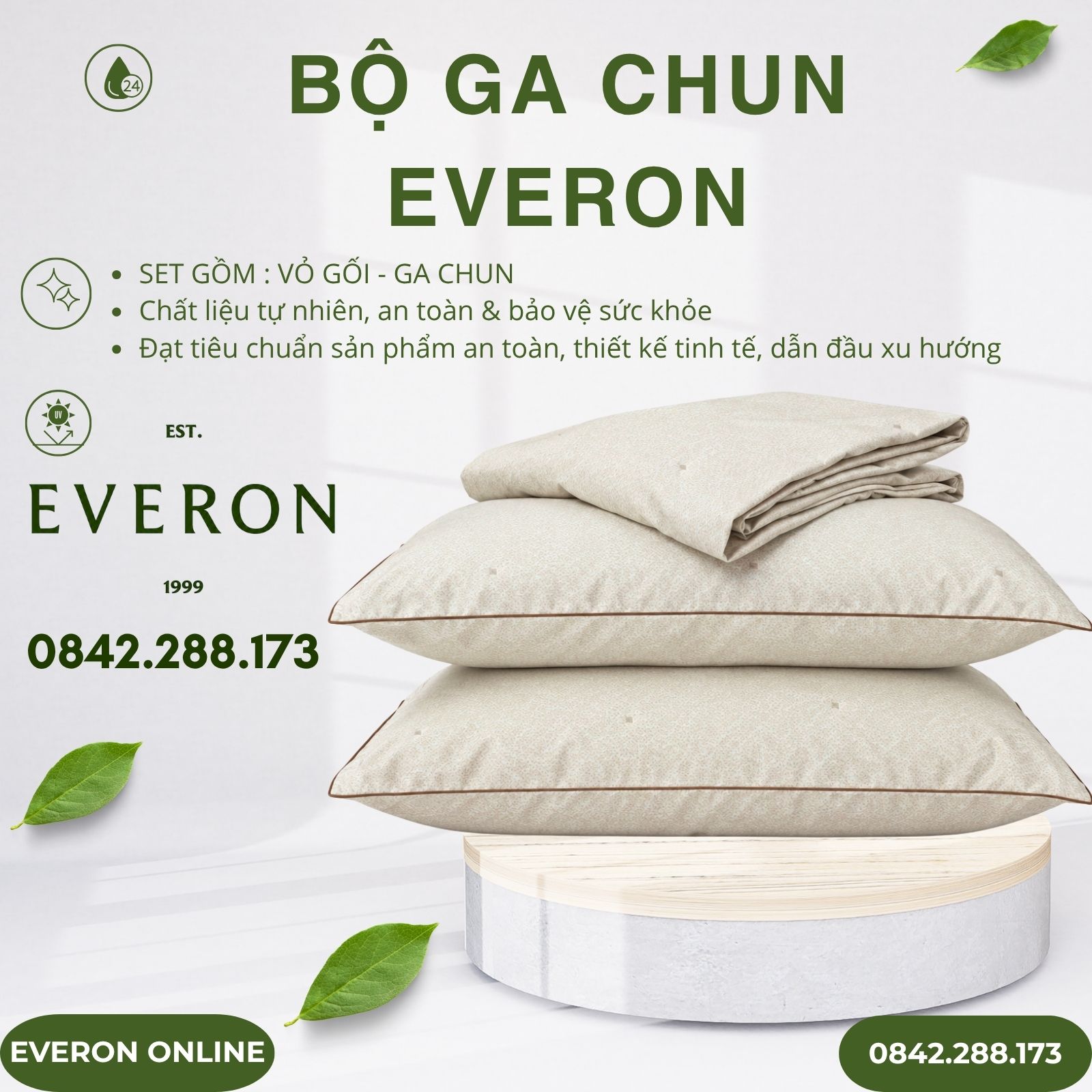 Bộ ga chun Everon EPTC27033 Rustic Tencel Blend BST Những mảnh êm Bộ ga chun Everon EPTC27033 Rustic Tencel Blend BST Những mảnh êm