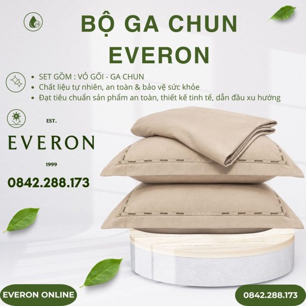 Bộ ga chun Everon ESTMC26006 Cánh Đồng Vàng