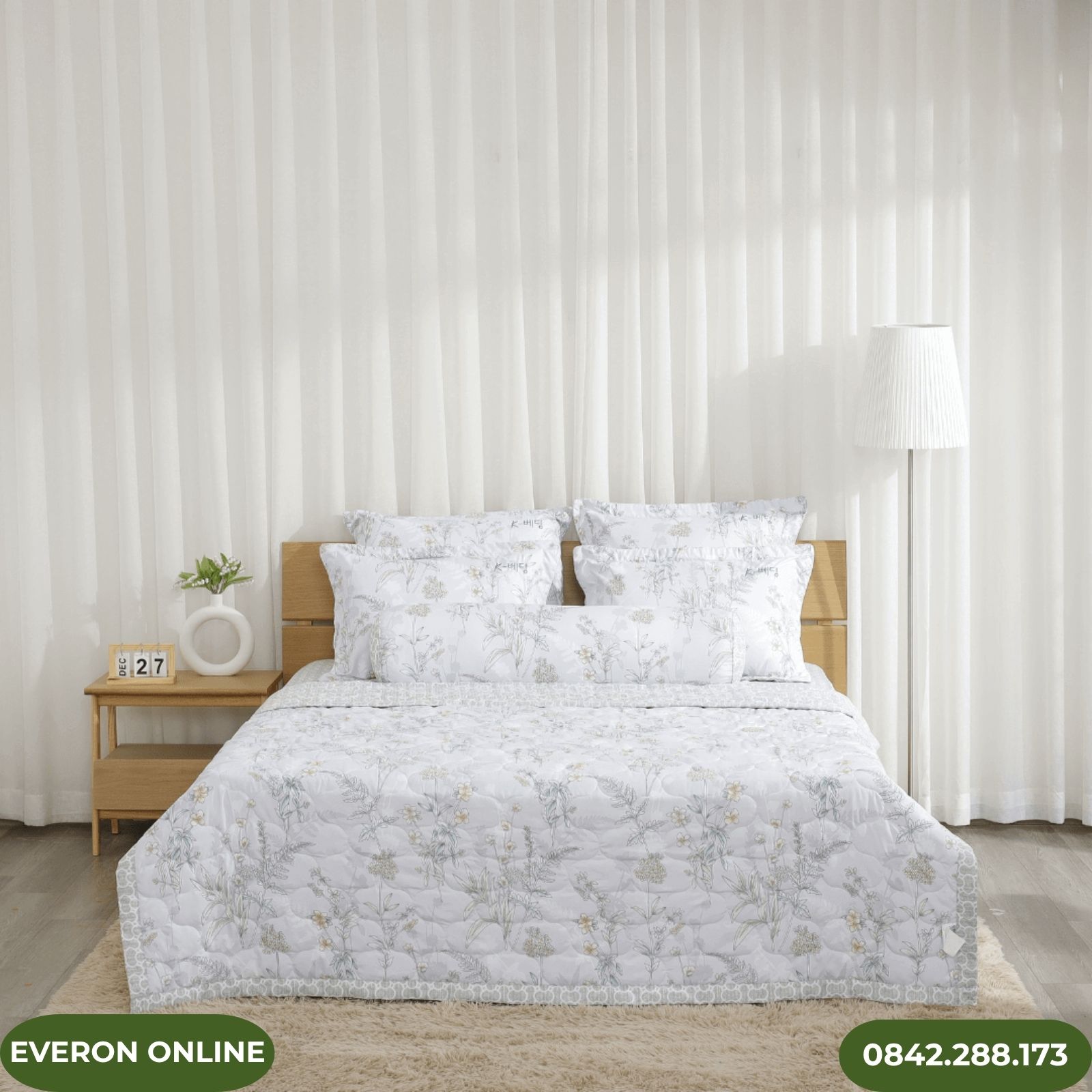 Bộ ga chun KMP404 mềm mịn Bộ ga chun KMP404 mềm mịn